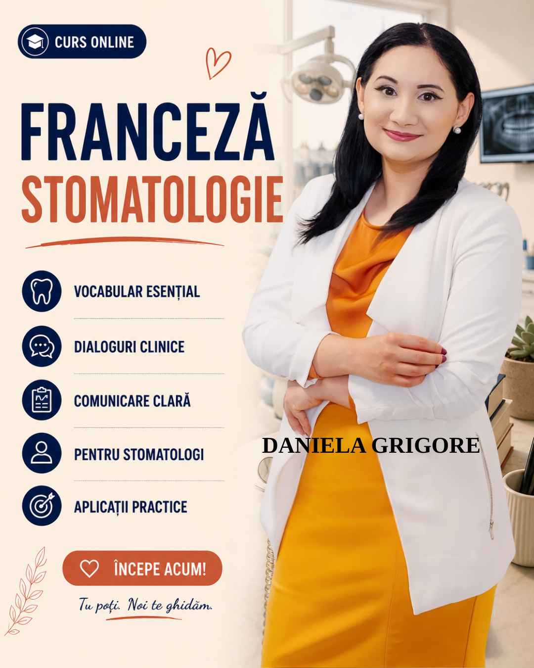 CURS FRANCEZĂ PENTRU STOMATOLOGI